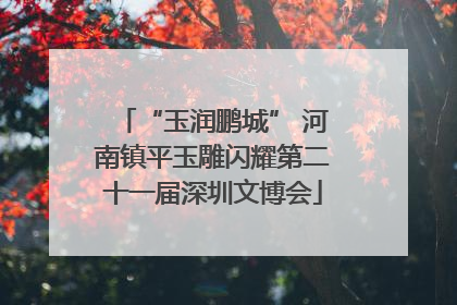“玉润鹏城” 河南镇平玉雕闪耀第二十一届深圳文博会