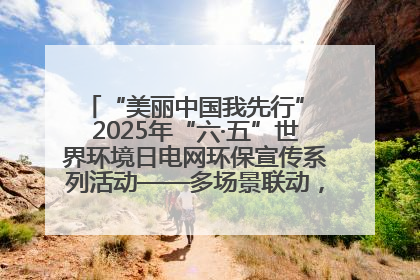 “美丽中国我先行” 2025年“六·五”世界环境日电网环保宣传系列活动——多场景联动，共筑生态发展新图景
