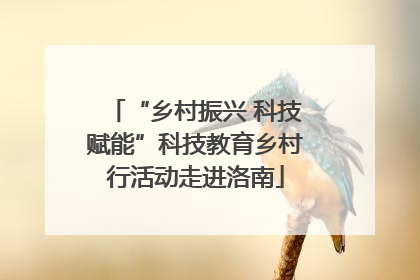 “乡村振兴 科技赋能”科技教育乡村行活动走进洛南