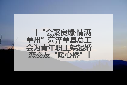 “会聚良缘·情满单州”菏泽单县总工会为青年职工架起婚恋交友“暖心桥”