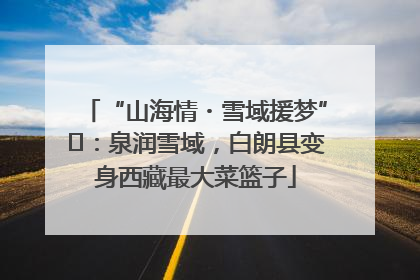“山海情・雪域援梦”⑪：泉润雪域，白朗县变身西藏最大菜篮子