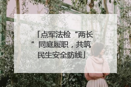 点军法检“两长”同庭履职，共筑民生安全防线