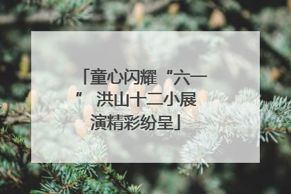 童心闪耀“六一” 洪山十二小展演精彩纷呈