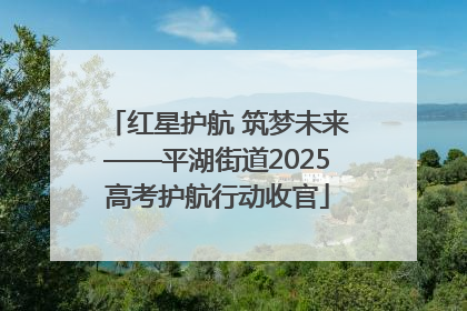 红星护航 筑梦未来——平湖街道2025高考护航行动收官
