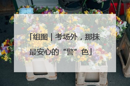 组图｜考场外，那抹最安心的“警”色