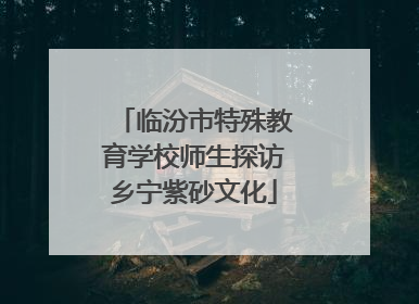 临汾市特殊教育学校师生探访乡宁紫砂文化