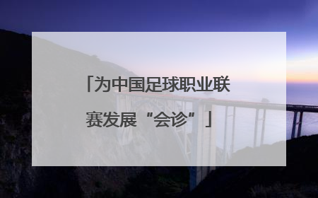 为中国足球职业联赛发展“会诊”