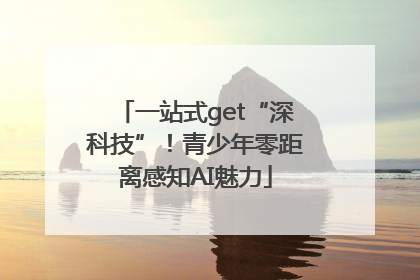 一站式get“深科技”！青少年零距离感知AI魅力