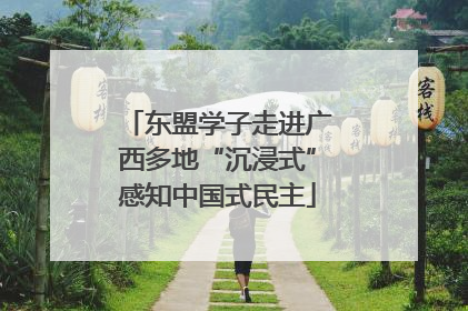 东盟学子走进广西多地“沉浸式”感知中国式民主