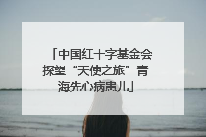 中国红十字基金会探望“天使之旅”青海先心病患儿
