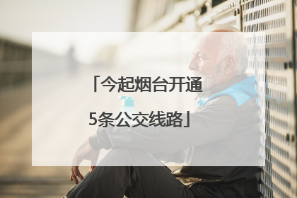 今起烟台开通5条公交线路
