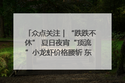 众点关注｜“跌跌不休” 夏日夜宵“顶流”小龙虾价格腰斩 东营人的快乐来了