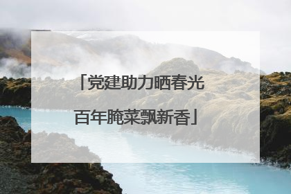 党建助力晒春光 百年腌菜飘新香