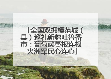 全国双拥模范城（县）巡礼新疆吐鲁番市：葡萄藤蔓根连根 火洲军民心连心