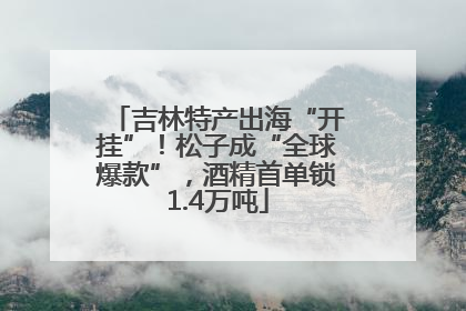 吉林特产出海“开挂”！松子成“全球爆款”，酒精首单锁1.4万吨
