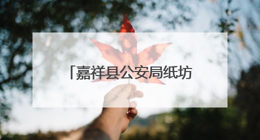 嘉祥县公安局纸坊派出所开展禁毒、反诈、反邪教宣传