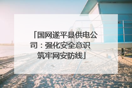 国网遂平县供电公司：强化安全意识 筑牢网安防线