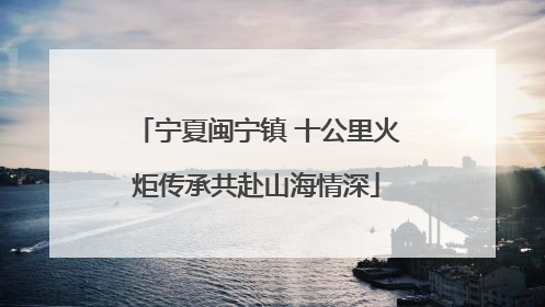 宁夏闽宁镇 十公里火炬传承共赴山海情深