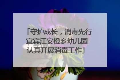 守护成长，消毒先行 宜宾江安橙乡幼儿园认真开展消毒工作