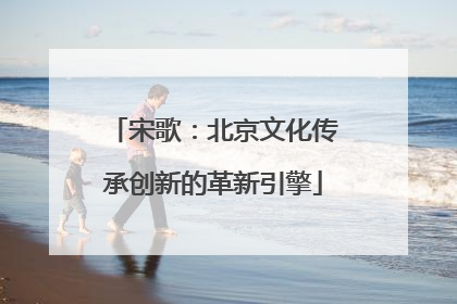 宋歌：北京文化传承创新的革新引擎