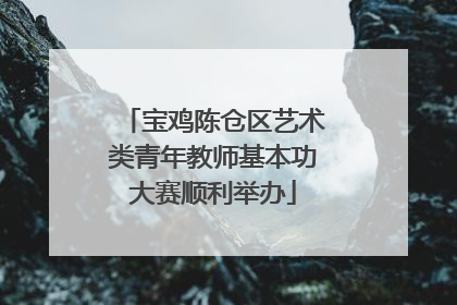 宝鸡陈仓区艺术类青年教师基本功大赛顺利举办