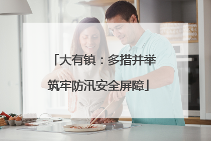 大有镇：多措并举筑牢防汛安全屏障