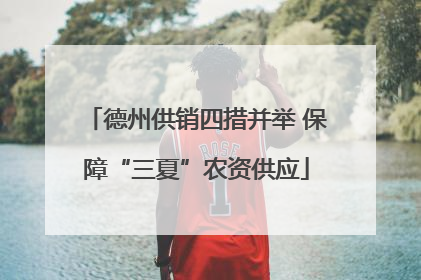 德州供销四措并举 保障“三夏”农资供应
