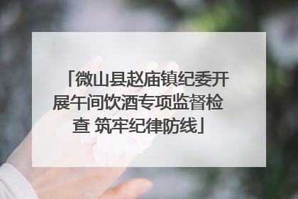 微山县赵庙镇纪委开展午间饮酒专项监督检查 筑牢纪律防线