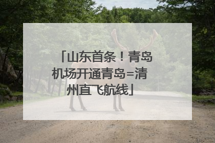 山东首条！青岛机场开通青岛=清州直飞航线