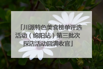 川派特色美食榜单评选活动（绵阳站）第三批次探店活动圆满收官