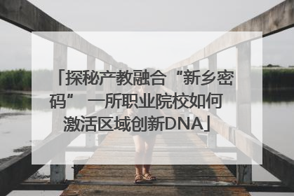探秘产教融合“新乡密码” 一所职业院校如何激活区域创新DNA