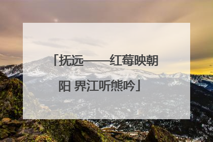 抚远——红莓映朝阳 界江听熊吟