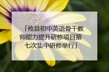 攸县初中英语骨干教师能力提升研修项目第七次集中研修举行