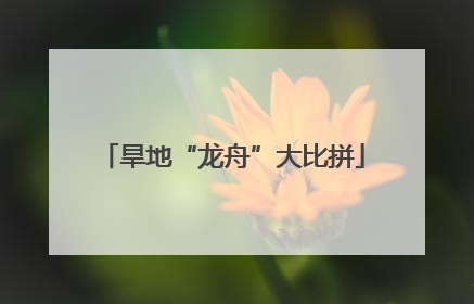 旱地“龙舟”大比拼