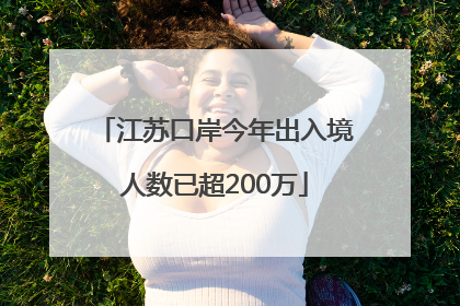 江苏口岸今年出入境人数已超200万