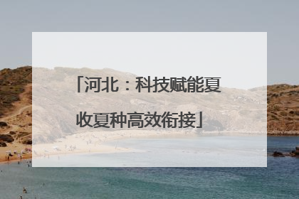 河北：科技赋能夏收夏种高效衔接