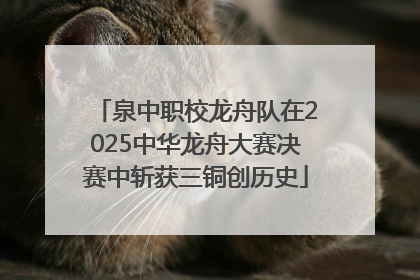 泉中职校龙舟队在2025中华龙舟大赛决赛中斩获三铜创历史