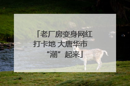 老厂房变身网红打卡地 大唐华市“潮”起来