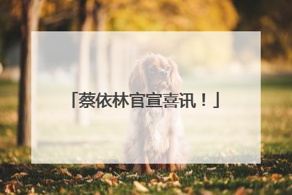 蔡依林官宣喜讯！