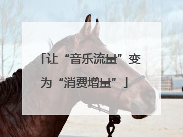 让“音乐流量”变为“消费增量”