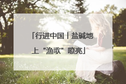 行进中国丨盐碱地上“渔歌”嘹亮