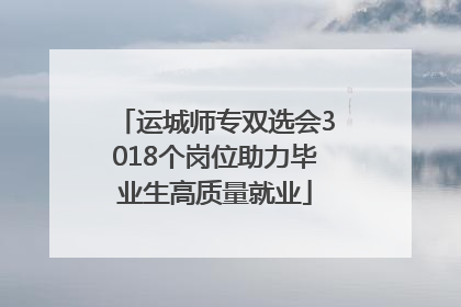 运城师专双选会3018个岗位助力毕业生高质量就业