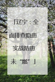 辽宁：全面排查隐患 实战防患未“燃”
