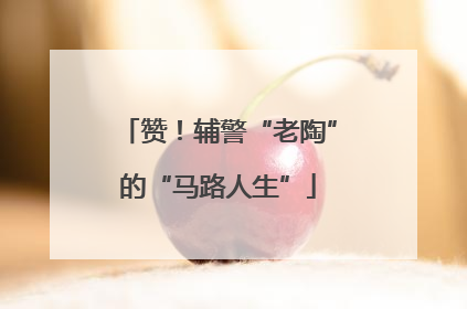 赞！辅警“老陶”的“马路人生”