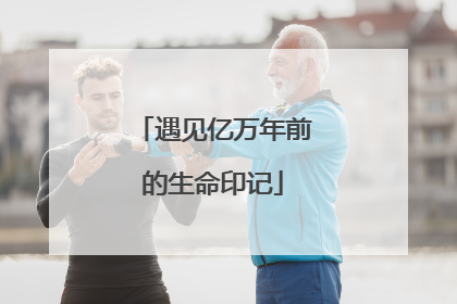 遇见亿万年前的生命印记
