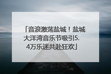 音浪激荡盐城！盐城大洋湾音乐节吸引5.4万乐迷共赴狂欢