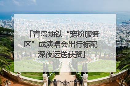 青岛地铁“宠粉服务区”成演唱会出行标配 深夜运送获赞