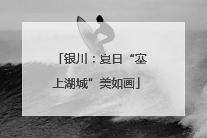 银川：夏日“塞上湖城”美如画