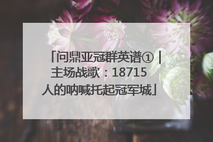 问鼎亚冠群英谱①｜主场战歌：18715人的呐喊托起冠军城