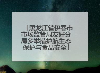 黑龙江省伊春市市场监管局友好分局多举措护航生态保护与食品安全